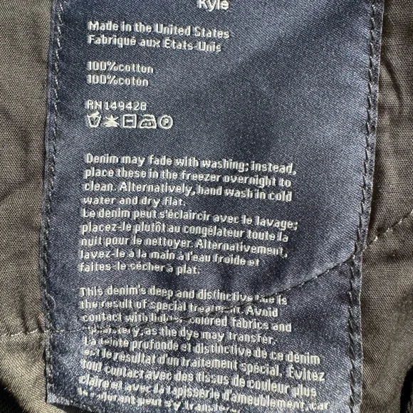 KHAITE “Kyle” Jeans - Size 32 with 28” inseam. - Picture 8 of 8